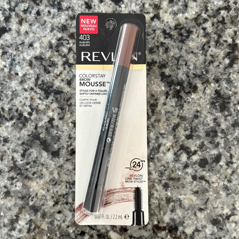 New- Revlon ColorStay Brow Mousse in shade 403-
Auburn